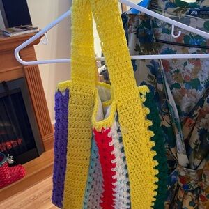 Knitted shoulder bag really cute